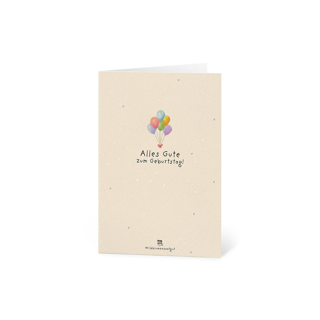 Grußkarte - Alles Gute zum Geburtstag