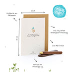 Grußkarte - Du wunderschönes Geburtstagskind