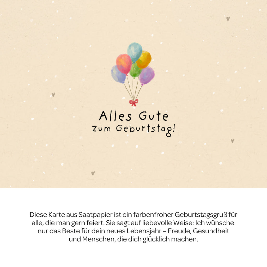 Grußkarte - Alles Gute zum Geburtstag