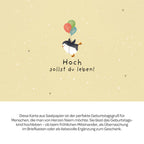 Grußkarte - Hoch sollst du leben!